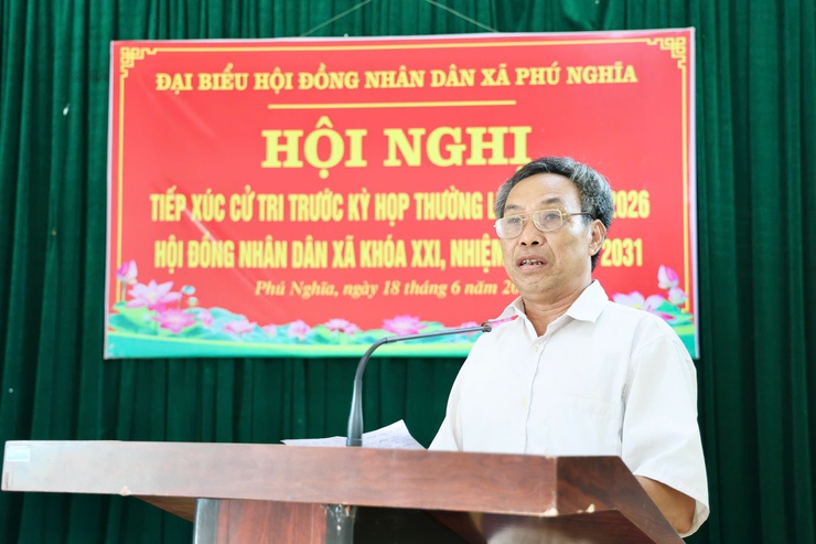 Tổ đại biểu số 3 HĐND xã tiếp xúc cử tri cụm Thanh Bình trước kỳ họp thường lệ giữa năm 2026 của HĐND xã- Ảnh 7.