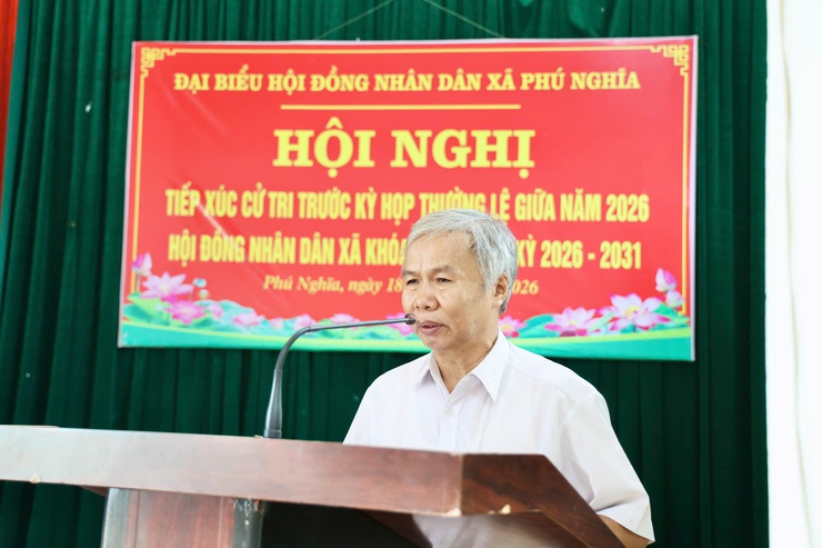 Tổ đại biểu số 3 HĐND xã tiếp xúc cử tri cụm Thanh Bình trước kỳ họp thường lệ giữa năm 2026 của HĐND xã- Ảnh 8.