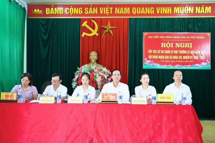 Tổ đại biểu số 3 HĐND xã tiếp xúc cử tri cụm Thanh Bình trước kỳ họp thường lệ giữa năm 2026 của HĐND xã- Ảnh 5.