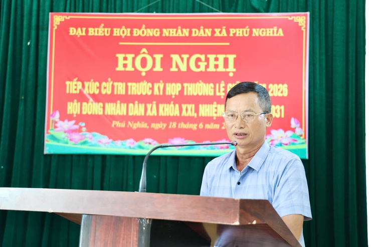 Tổ đại biểu số 3 HĐND xã tiếp xúc cử tri cụm Thanh Bình trước kỳ họp thường lệ giữa năm 2026 của HĐND xã- Ảnh 9.