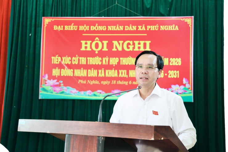 Tổ đại biểu số 3 HĐND xã tiếp xúc cử tri cụm Thanh Bình trước kỳ họp thường lệ giữa năm 2026 của HĐND xã- Ảnh 11.