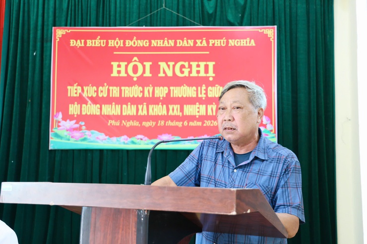 Tổ đại biểu số 3 HĐND xã tiếp xúc cử tri cụm Thanh Bình trước kỳ họp thường lệ giữa năm 2026 của HĐND xã- Ảnh 10.