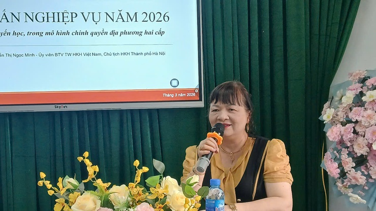 HỘI KHUYẾN HỌC XÃ VÂN ĐÌNH TỔ CHỨC HỘI NGHỊ TẬP HUẤN NGHIỆP VỤ KHUYẾN HỌC TRONG MÔ HÌNH CHÍNH QUYỀN ĐỊA PHƯƠNG HAI CẤP- Ảnh 1.