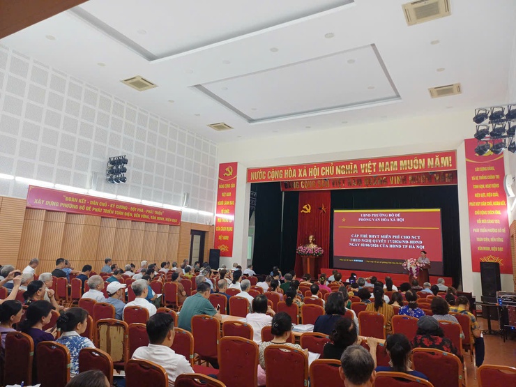 Phường Bồ Đề tổ chức Hội nghị triên khai rà soát thông tin liệt sĩ, người cao tuổi trên địa bàn- Ảnh 2.