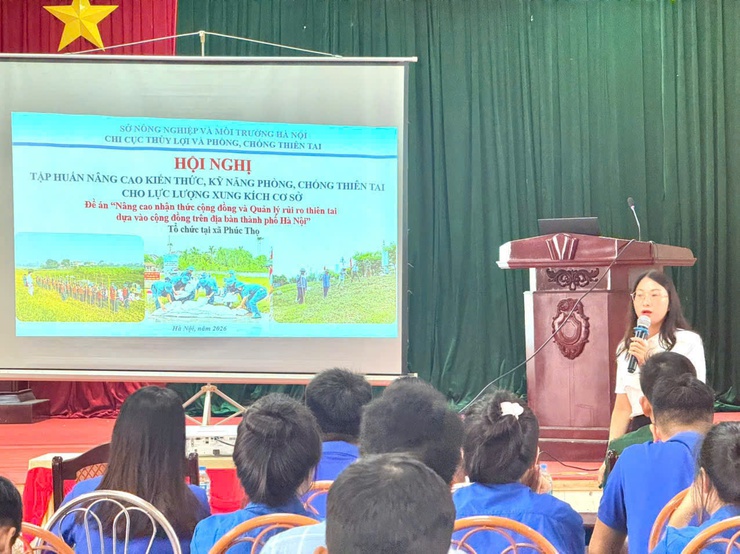 Tập huấn lực lượng xung kích phòng, chống thiên tai cấp xã năm 2026- Ảnh 2.