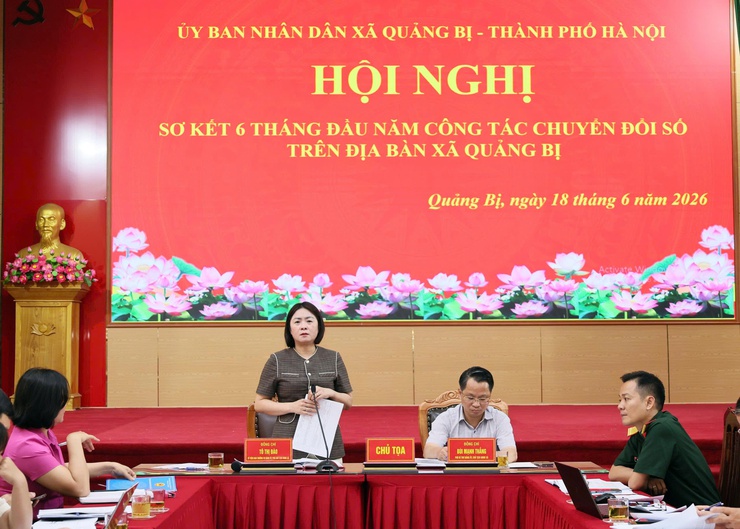 Quảng Bị sơ kết công tác chuyển đổi số 6 tháng đầu năm 2026- Ảnh 2.