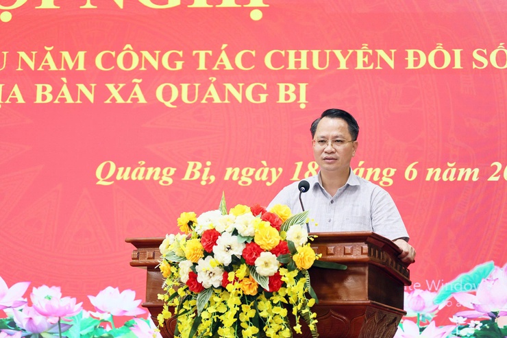 Quảng Bị sơ kết công tác chuyển đổi số 6 tháng đầu năm 2026- Ảnh 1.