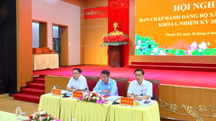 Thanh Trì xác định nhiệm vụ trọng tâm 6 tháng cuối năm 2026- Ảnh 1.