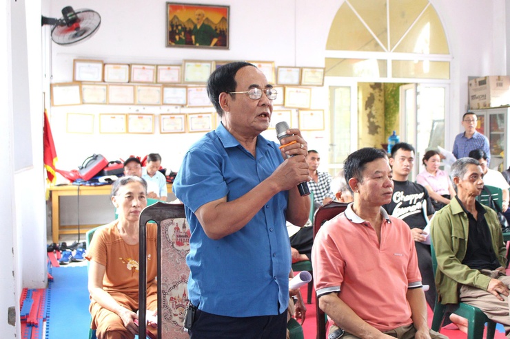 Phường Chương Mỹ vận động, đối thoại và tiếp thu ý kiến nhân dân về phương án bồi thường, hỗ trợ, tái định cư thực hiện dự án cải tạo, nâng cấp Quốc lộ 6 tại TDP Phượng Bãi và Yên Phúc- Ảnh 10.