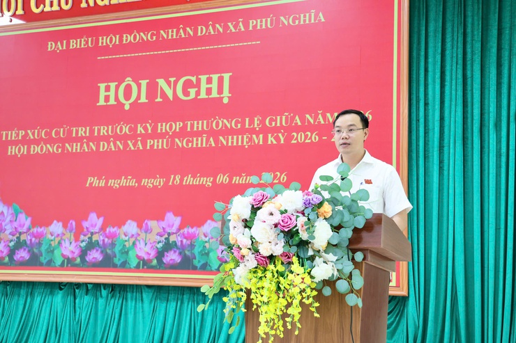 Tổ đại biểu số 3 HĐND xã đơn vị bầu cử số 5 tiếp xúc cử tri cụm Đông Sơn trước kỳ họp thường lệ giữa năm 2026- Ảnh 3.