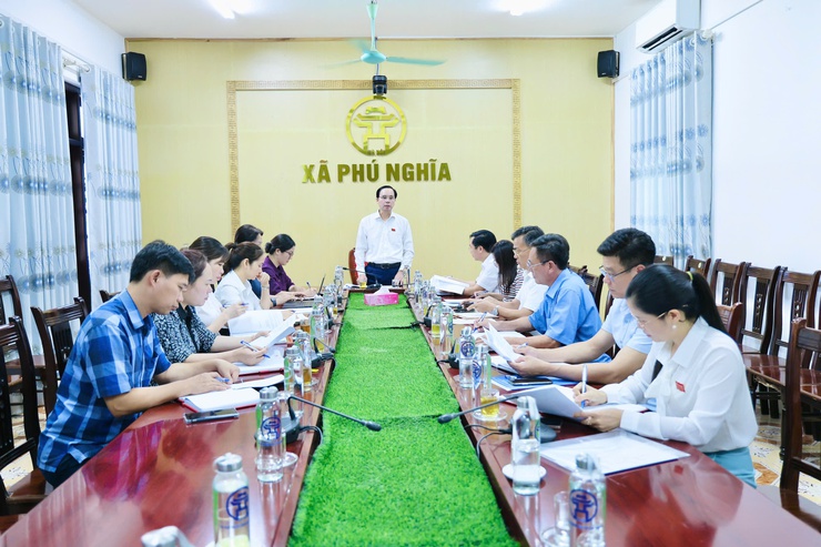 Hội nghị liên tịch thống nhất nội dung, chương trình, thời gian, địa điểm và công tác chuẩn bị tổ chức Kỳ họp chuyên đề về công tác sắp xếp thôn trên địa bàn xã- Ảnh 1.