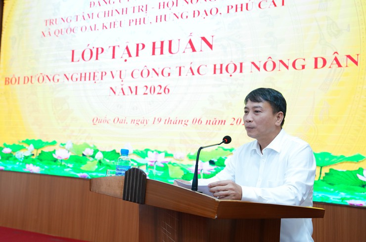 HƠN 200 CÁN BỘ, HỘI VIÊN THAM GIA TẬP HUẤN NGHIỆP VỤ CÔNG TÁC HỘI NÔNG DÂN NĂM 2026- Ảnh 3.
