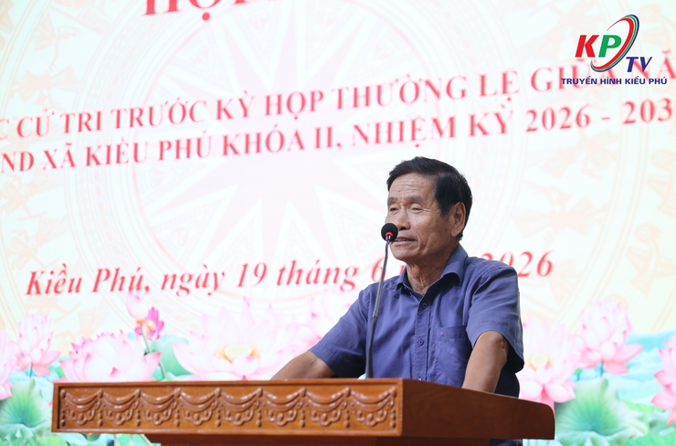 TỔ ĐẠI BIỂU SỐ 1 HỘI ĐỒNG NHÂN DÂN XÃ KIỀU PHÚ TIẾP XÚC CỬ TRI TRƯỚC KỲ HỌP THƯỜNG LỆ GIỮA NĂM 2026- Ảnh 6.