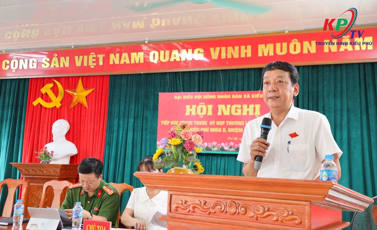 Tổ đại biểu số 4 Hội đồng nhân dân xã Kiều Phú khóa II tiếp xúc cử tri trước kỳ họp thường lệ giữa năm 2026- Ảnh 2.