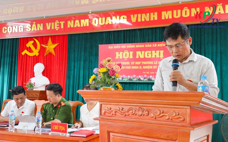 Tổ đại biểu số 4 Hội đồng nhân dân xã Kiều Phú khóa II tiếp xúc cử tri trước kỳ họp thường lệ giữa năm 2026- Ảnh 3.