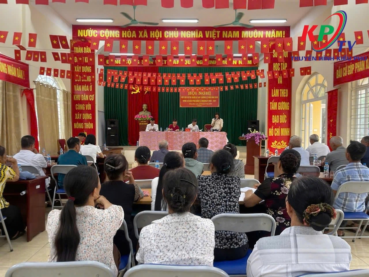Tổ Đại biểu số 6 HĐND xã Kiều Phú tiếp xúc cử tri trước kỳ họp thường lệ giữa năm 2026- Ảnh 1.