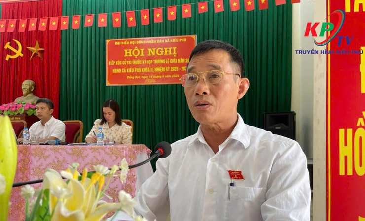 Tổ Đại biểu số 6 HĐND xã Kiều Phú tiếp xúc cử tri trước kỳ họp thường lệ giữa năm 2026- Ảnh 3.