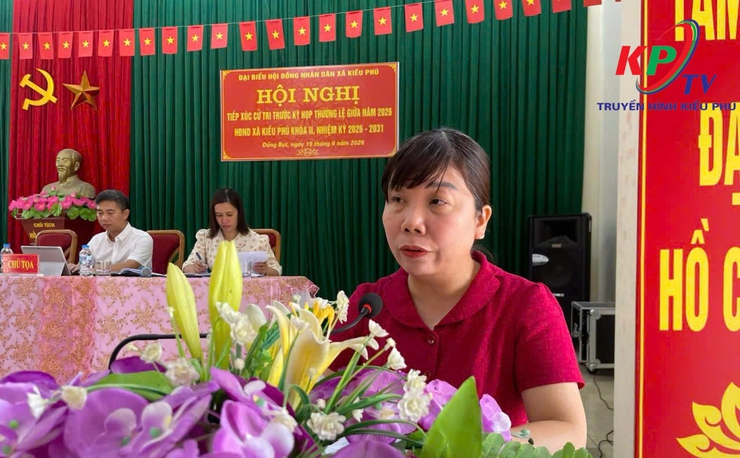 Tổ Đại biểu số 6 HĐND xã Kiều Phú tiếp xúc cử tri trước kỳ họp thường lệ giữa năm 2026- Ảnh 4.