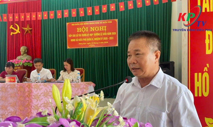 Tổ Đại biểu số 6 HĐND xã Kiều Phú tiếp xúc cử tri trước kỳ họp thường lệ giữa năm 2026- Ảnh 7.