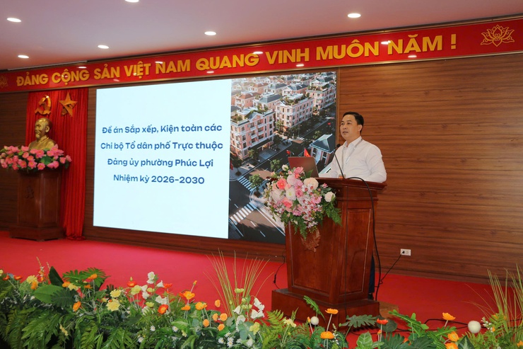 Đảng ủy phường Phúc Lợi xin ý kiến dự thảo Đề án sắp xếp, kiện toàn các chi bộ tổ dân phố- Ảnh 2.