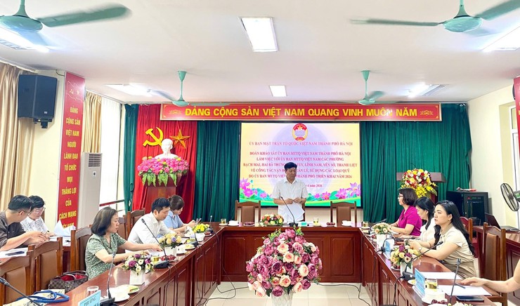 ĐOÀN KHẢO SÁT THÀNH PHỐ: CÔNG TÁC VẬN ĐỘNG, QUẢN LÝ, SỬ DỤNG CÁC LOẠI QUỸ DO ỦY BAN MTTQ VIỆT NAM THÀNH PHỐ TRIỂN KHAI NĂM 2026- Ảnh 6.