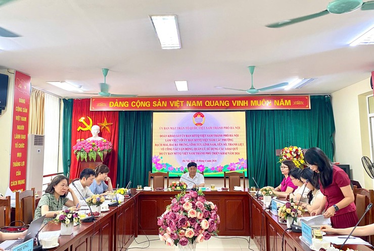 ĐOÀN KHẢO SÁT THÀNH PHỐ: CÔNG TÁC VẬN ĐỘNG, QUẢN LÝ, SỬ DỤNG CÁC LOẠI QUỸ DO ỦY BAN MTTQ VIỆT NAM THÀNH PHỐ TRIỂN KHAI NĂM 2026- Ảnh 2.