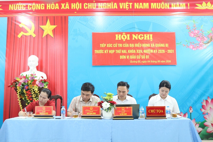 Xã Quảng Bị hoàn thành tiếp xúc cử tri trước kỳ họp thường lệ giữa năm 2026- Ảnh 8.
