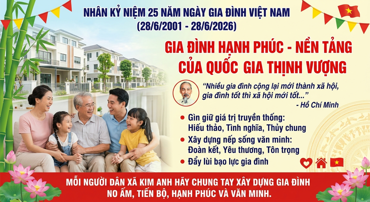 Gia đình hạnh phúc - Nền tảng của quốc gia thịnh vượng- Ảnh 1.