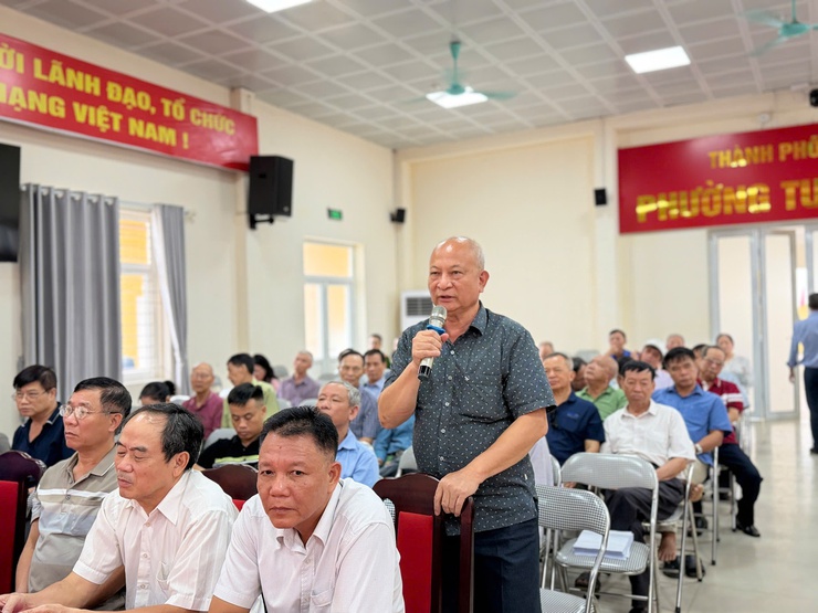 Hội nghị tiếp xúc cử tri trước kỳ họp thứ Hai, HĐND phường Tương Mai khóa II, nhiệm kỳ 2026-2031- Ảnh 4.
