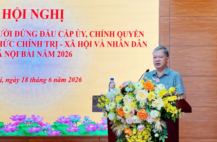 XÃ NỘI BÀI: BÍ THƯ ĐẢNG UỶ, CHỦ TỊCH HĐND, CHỦ TỊCH UBND XÃ ĐỐI THOẠI VỚI MTTQ, CÁC TỔ CHỨC CHÍNH TRỊ - XÃ HỘI VÀ NHÂN DÂN NĂM 2026- Ảnh 2.