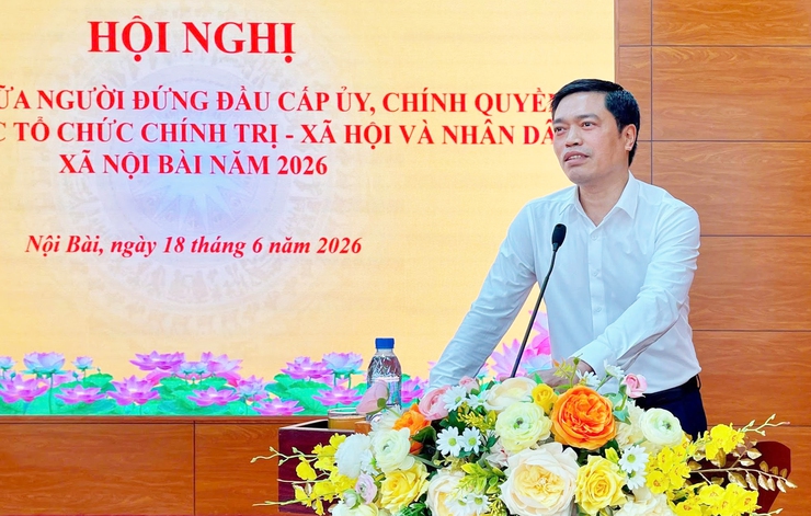 XÃ NỘI BÀI: BÍ THƯ ĐẢNG UỶ, CHỦ TỊCH HĐND, CHỦ TỊCH UBND XÃ ĐỐI THOẠI VỚI MTTQ, CÁC TỔ CHỨC CHÍNH TRỊ - XÃ HỘI VÀ NHÂN DÂN NĂM 2026- Ảnh 3.
