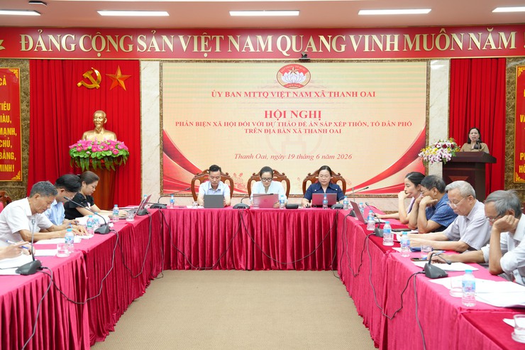 UBMTTQ Việt Nam xã Thanh Oai phản biện xã hội về dự thảo Đề án sắp xếp thôn, TDP- Ảnh 2.