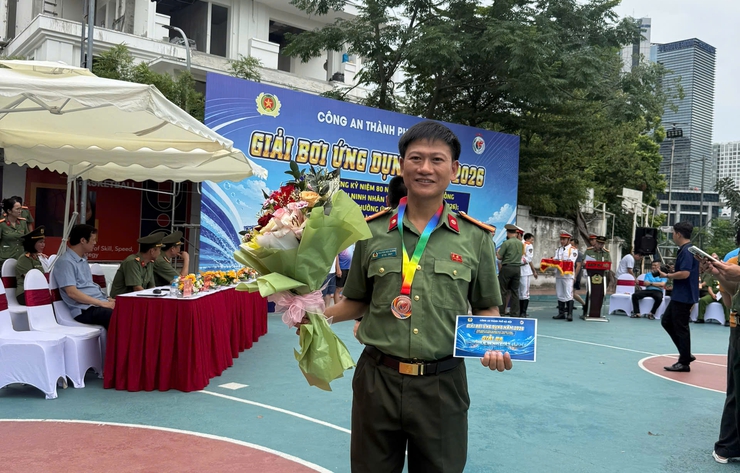 CÔNG AN XÃ DÂN HÒA GHI DẤU ẤN TẠI GIẢI BƠI ỨNG DỤNG CÔNG AN HÀ NỘI NĂM 2026- Ảnh 2.