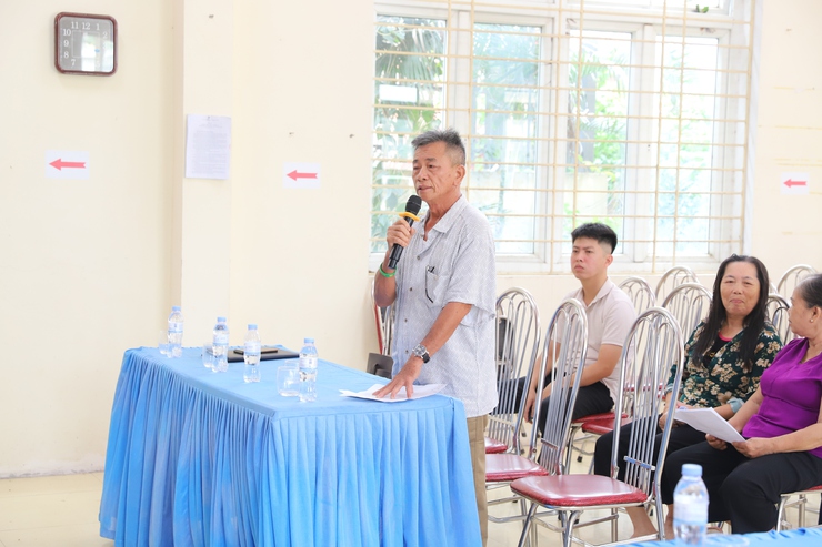 Thượng Phúc tiếp tục lấy ý kiến nhân dân thôn Thọ Giáo về dự thảo phương án bồi thường, hỗ trợ triển khai Dự án Khu đô thị thể thao quốc tế Hà Nội- Ảnh 2.