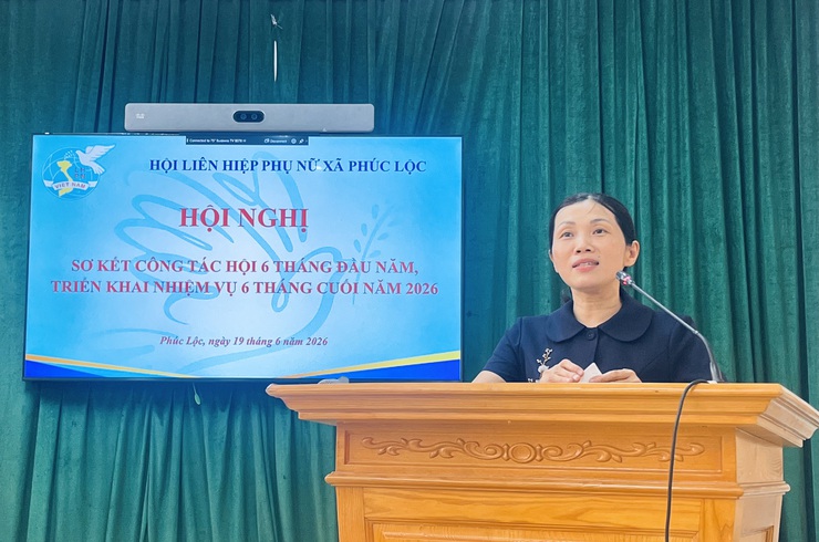 Hội LHPN xã Phúc Lộc sơ kết công tác hội 6 tháng đầu năm 2026- Ảnh 4.