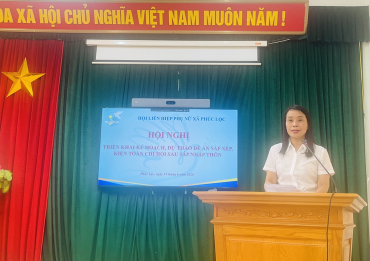 Hội LHPN xã Phúc Lộc sơ kết công tác hội 6 tháng đầu năm 2026- Ảnh 3.