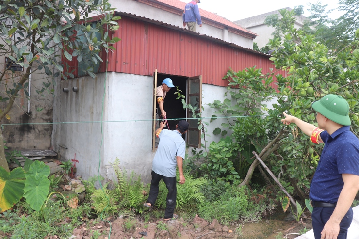 Phú Xuyên thực hiện cưỡng chế thu hồi đất, bảo đảm tiến độ dự án hạ tầng tại thôn Phong Triều- Ảnh 6.