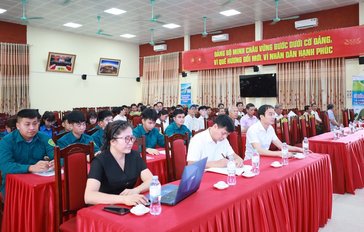 Xã Minh Châu tập huấn nâng cao năng lực cho lực lượng xung kích phòng, chống thiên tai năm 2026- Ảnh 3.