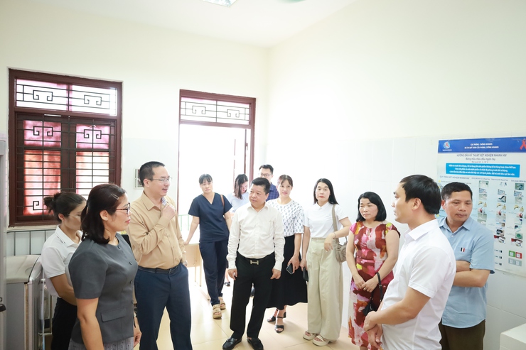 Bệnh viện Đa khoa Sơn Tây khảo sát, trao đổi nội dung hỗ trợ Trạm Y tế xã Minh Châu theo mô hình 3S- Ảnh 7.