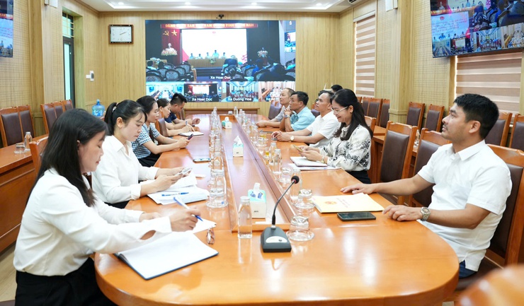 Tiếp xúc cử tri Sơn Đồng, Hoài Đức, Dương Hòa, An Khánh của Tổ đại biểu số 26 HĐND thành phố Hà Nội- Ảnh 1.
