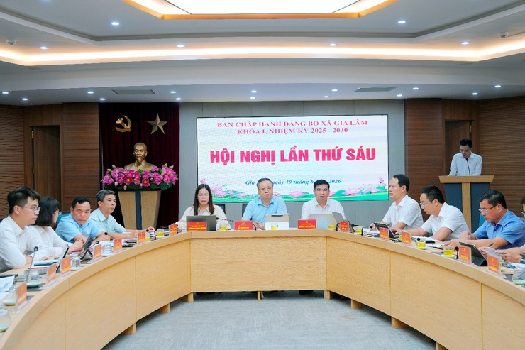 Hội nghị Ban Chấp hành Đảng bộ xã Gia Lâm thảo luận nhiều nội dung quan trọng- Ảnh 1.