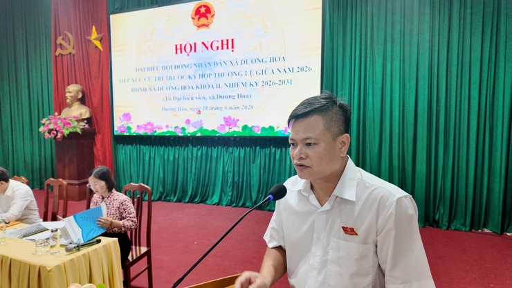 Tổ đại biểu số 6 HĐND xã Dương Hoà tiếp xúc cử tri trước kỳ họp thứ 3 HĐND xã khoá II, nhiệm kỳ 2026-2031- Ảnh 2.