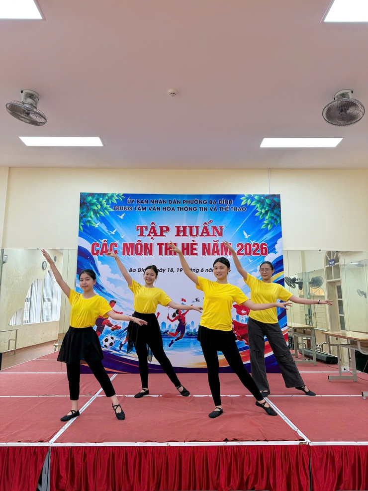 Phường Ba Đình: Tổ chức tập huấn các môn thi hè cho thiếu nhi năm 2026- Ảnh 1.