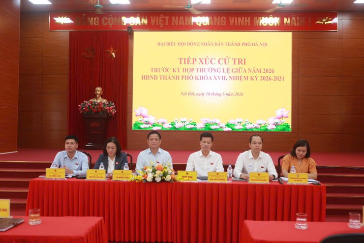 TỔ ĐẠI BIỂU SỐ 31 HĐND THÀNH PHỐ HÀ NỘI TIẾP XÚC CỬ TRI XÃ NỘI BÀI, KIM ANH, TRUNG GIÃ, SÓC SƠN VÀ ĐA PHÚC- Ảnh 1.
