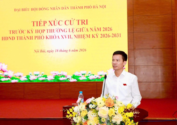 TỔ ĐẠI BIỂU SỐ 31 HĐND THÀNH PHỐ HÀ NỘI TIẾP XÚC CỬ TRI XÃ NỘI BÀI, KIM ANH, TRUNG GIÃ, SÓC SƠN VÀ ĐA PHÚC- Ảnh 2.