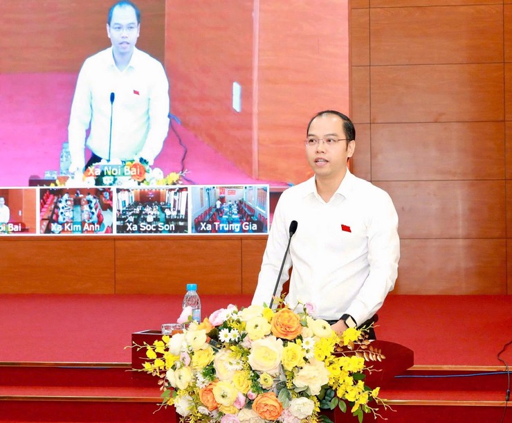 TỔ ĐẠI BIỂU SỐ 31 HĐND THÀNH PHỐ HÀ NỘI TIẾP XÚC CỬ TRI XÃ NỘI BÀI, KIM ANH, TRUNG GIÃ, SÓC SƠN VÀ ĐA PHÚC- Ảnh 3.