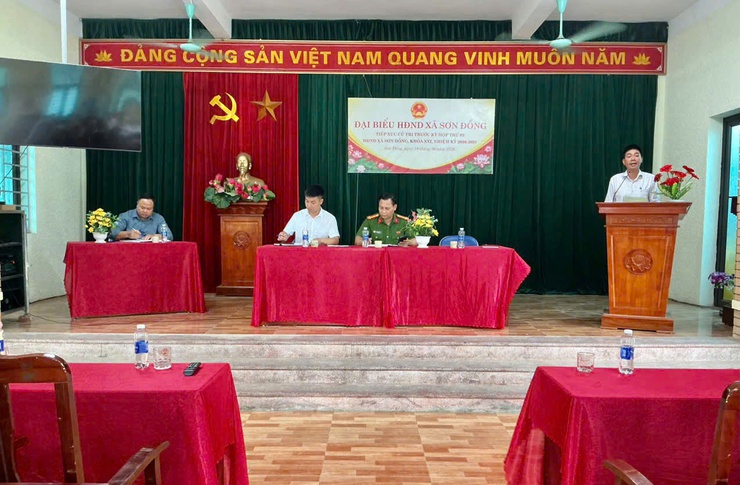 Đại biểu HĐND xã Sơn Đồng tiếp xúc cử tri trước kỳ họp thứ 3 HĐND khóa XXI nhiệm kỳ 2026 - 2031- Ảnh 9.