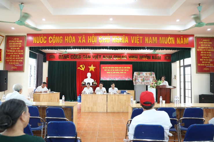 Đại biểu HĐND xã Sơn Đồng tiếp xúc cử tri trước kỳ họp thứ 3 HĐND khóa XXI nhiệm kỳ 2026 - 2031- Ảnh 5.