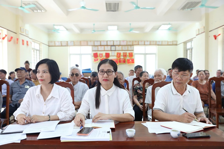 Đại biểu HĐND xã Sơn Đồng tiếp xúc cử tri trước kỳ họp thứ 3 HĐND khóa XXI nhiệm kỳ 2026 - 2031- Ảnh 6.