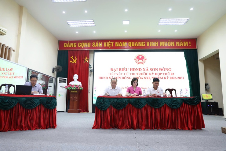 Đại biểu HĐND xã Sơn Đồng tiếp xúc cử tri trước kỳ họp thứ 3 HĐND khóa XXI nhiệm kỳ 2026 - 2031- Ảnh 7.
